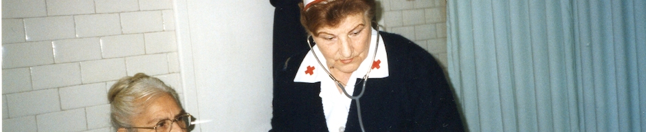 Voluntaria de la Cruz Roja