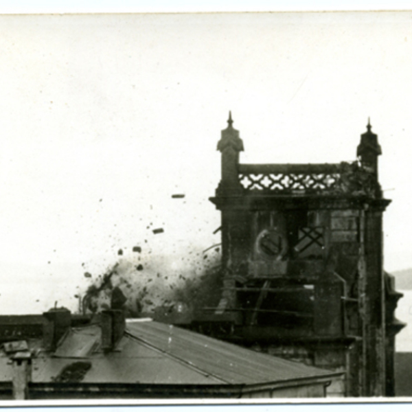 Demolición de la catedral