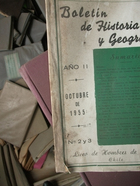Boletín de Historia y Geografía del año 1955