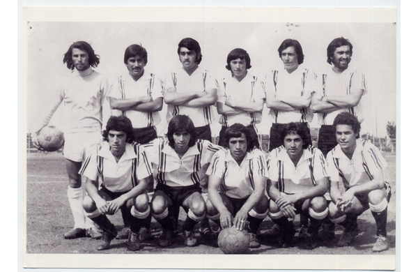 Jugadores del club deportivo Chile. Calbuco. Año 1978. Donación de Sergio Vargas Almonacid.