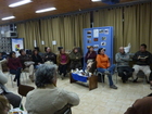 Participantes del encuentro conocen el nuevo sitio web de Memorias del Siglo XX. 17 de mayo de 2014.