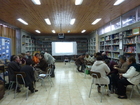 Participantes relatan sus experiencias en actividad grupal. 17 de mayo de 2014.