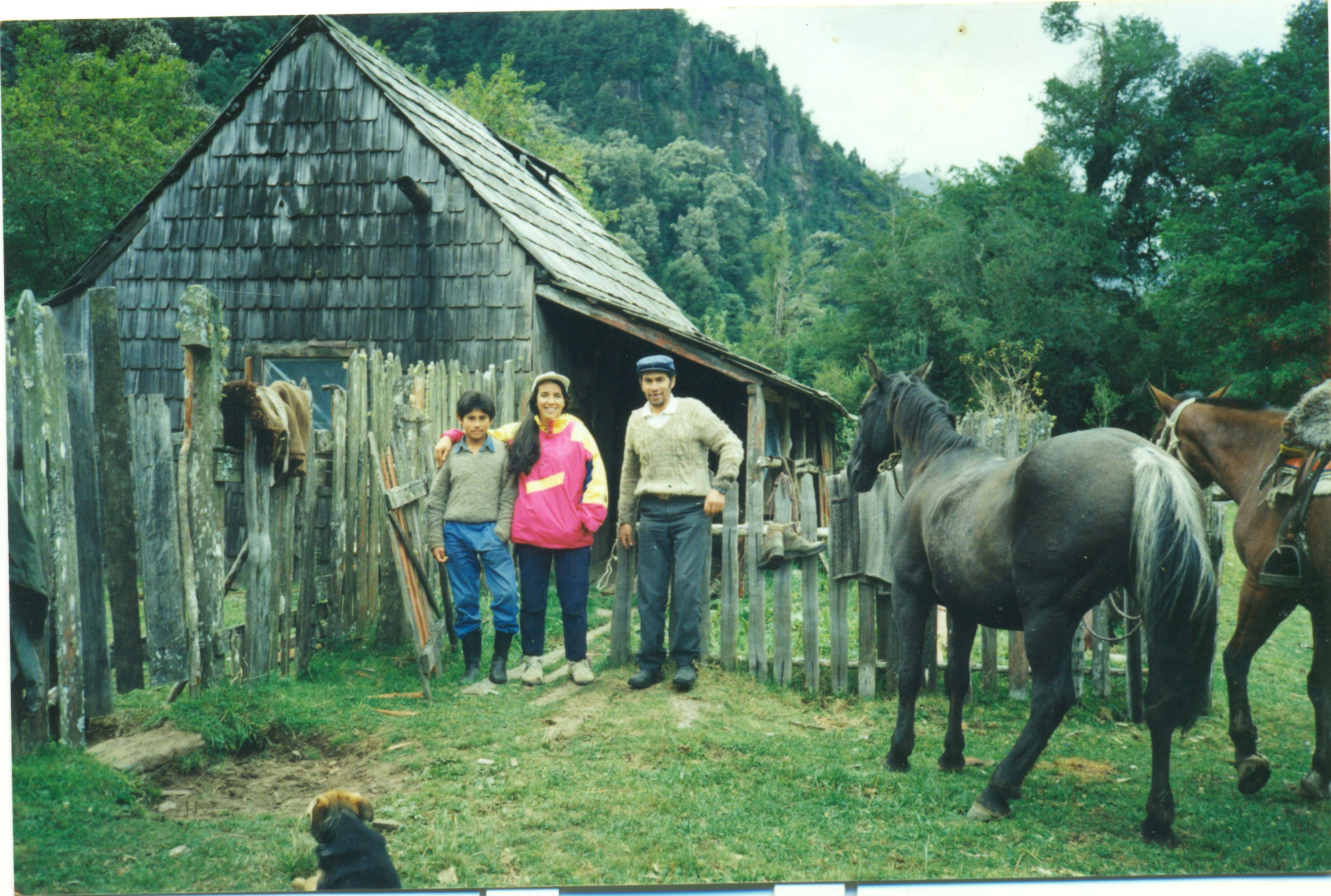 Familia Villegas Soto en La Junta