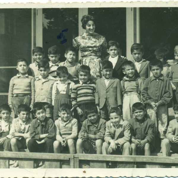 Alumnos de la Escuela N°1 de Maullín