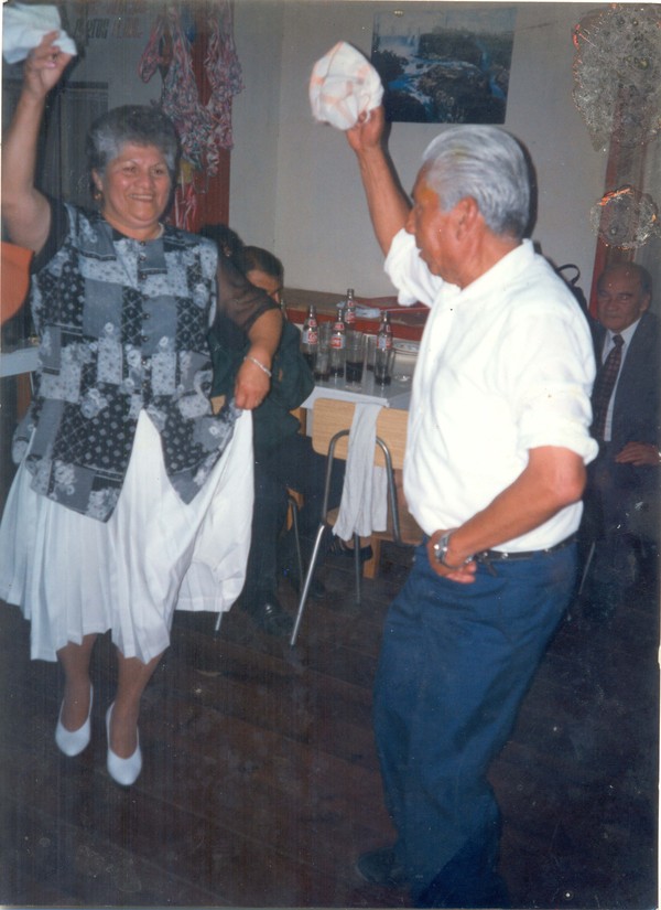 Bailando en el Club de tango