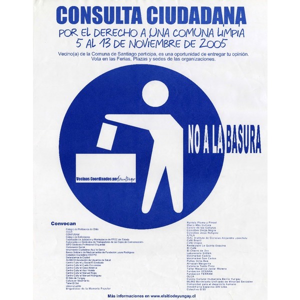Consulta ciudadana en la comuna de Santiago