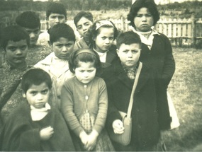 Niñas y niños de la Escuela de Choroihue