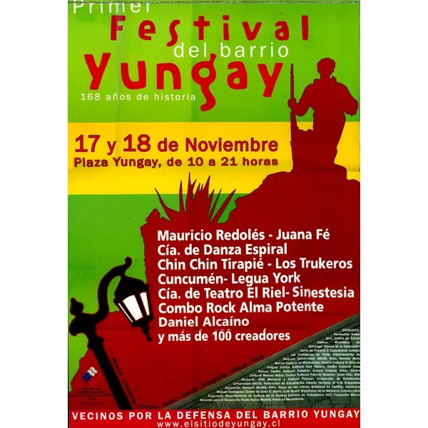 Primer festival del barrio Yungay