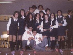 Estudiantes del Liceo C-40 de Quellón