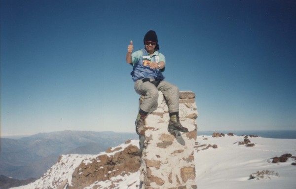 Preparación para subir el cerro Aconcagua