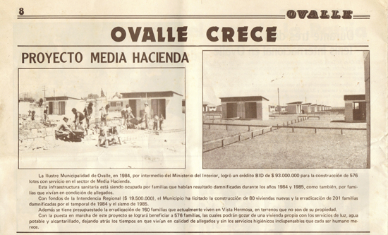 Poblamiento de Media Hacienda, Ovalle Poblamiento de Media Hacienda, Ovalle