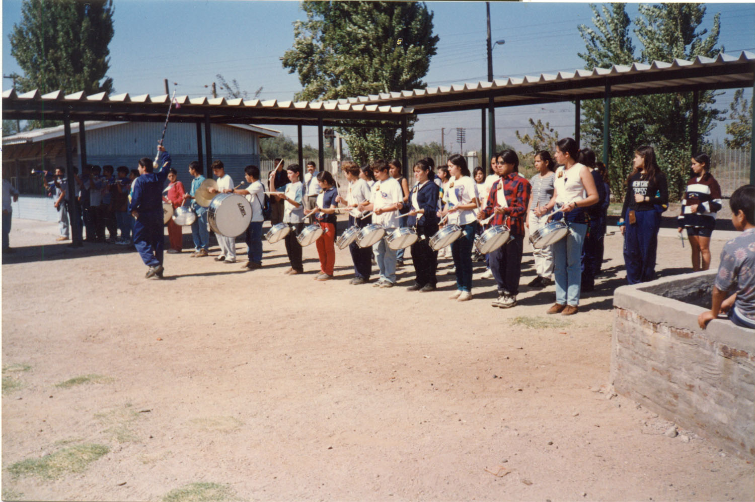 Ensayo de la banda de guerra del Liceo Ensayo de la banda de guerra del Liceo