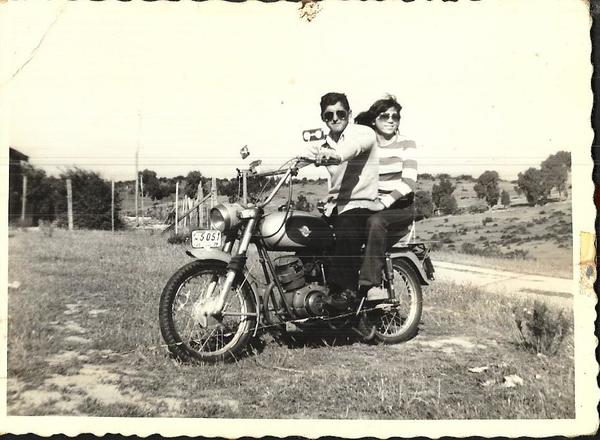 Amigos en moto