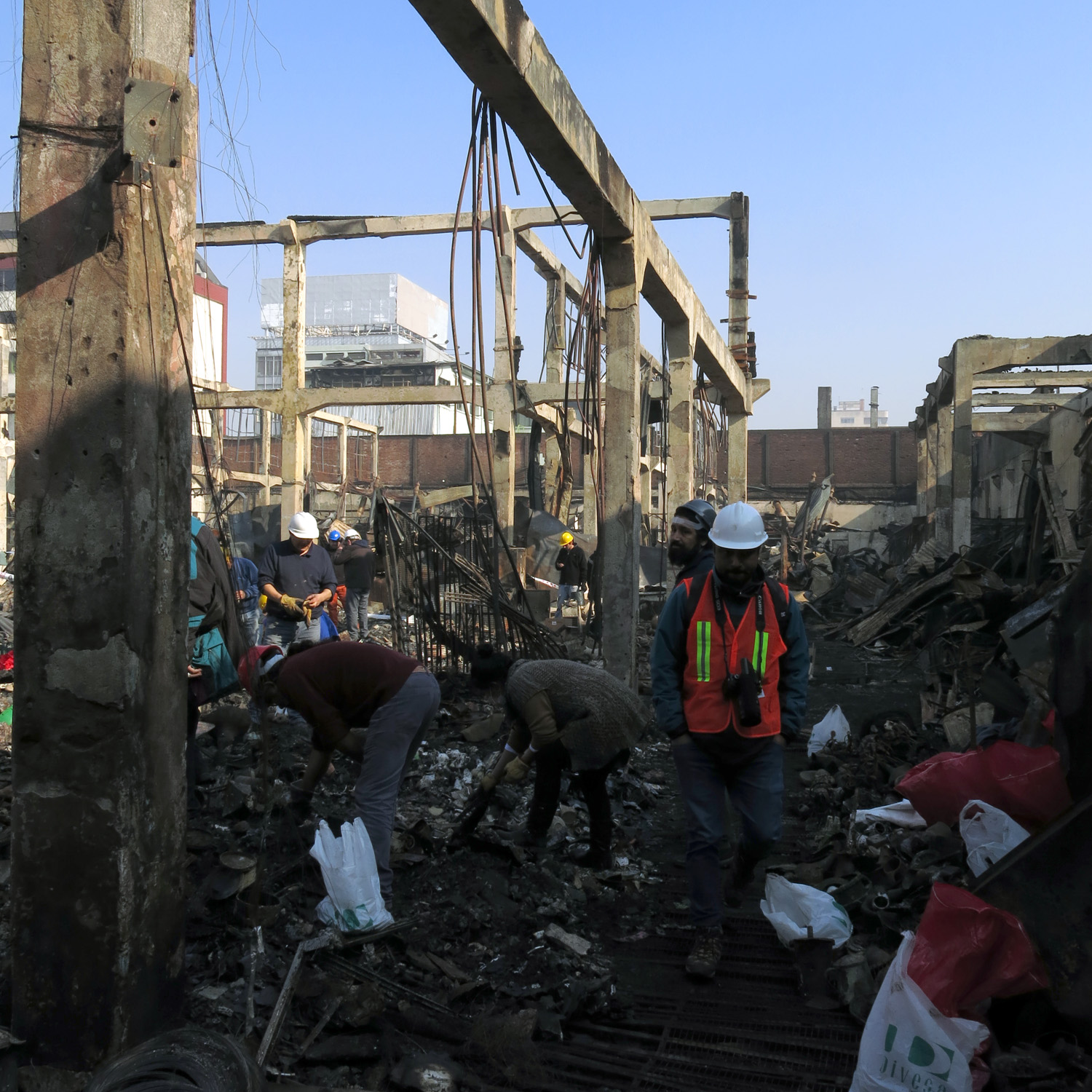 Ruinas del incendio del Mercado Modelo Ruinas del incendio del Mercado Modelo