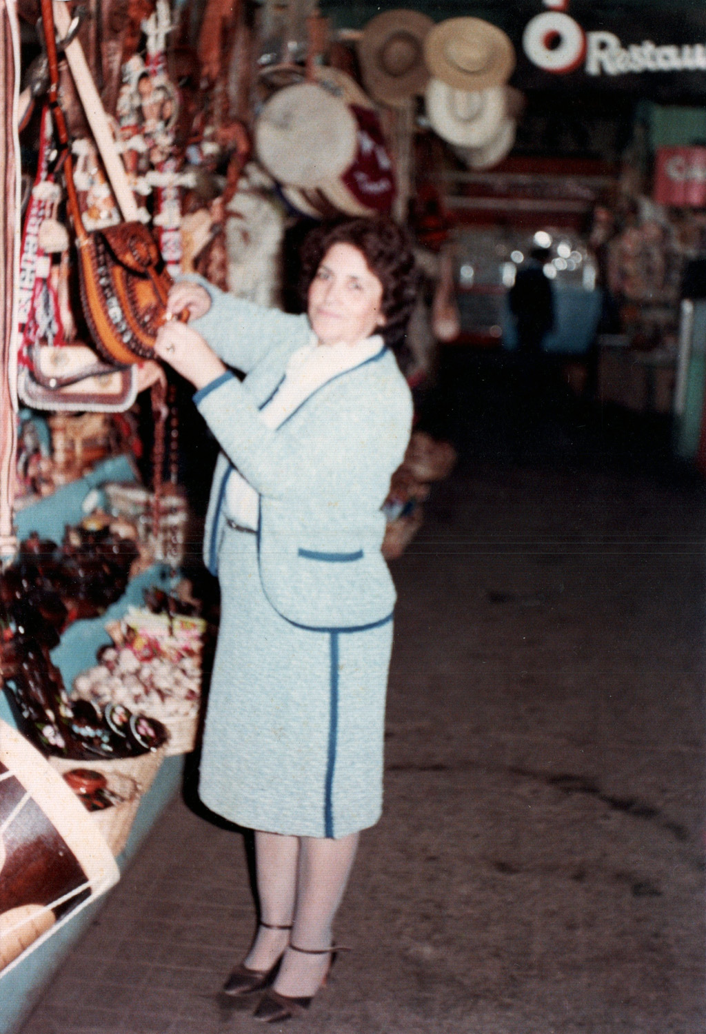 Inés en su local Inés en su local