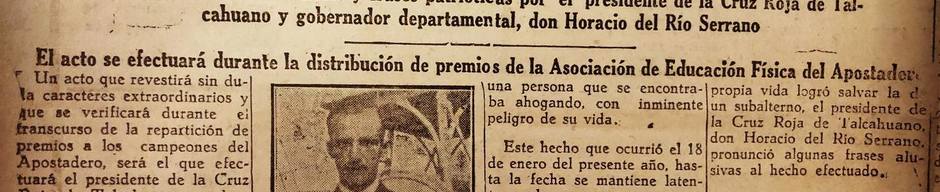 Entrega de medalla Abnegación a teniente Luis Ostornol Fernández