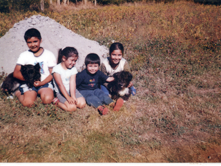 Niños en el campo