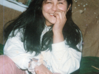 Pamela Huirimilla en su adolescencia