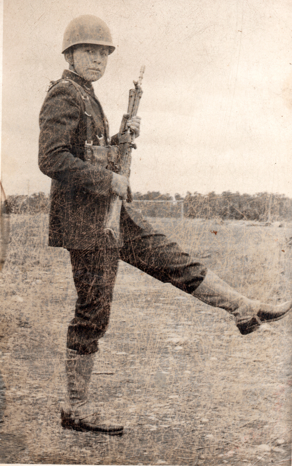 Julio Aguila Vidal en el ejercito
