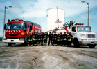 Carro nuevo de bomberos