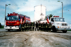 Carro nuevo de bomberos