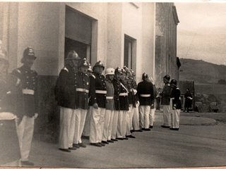 Recepción de bomberos