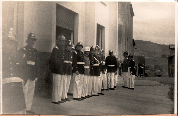 Recepción de bomberos