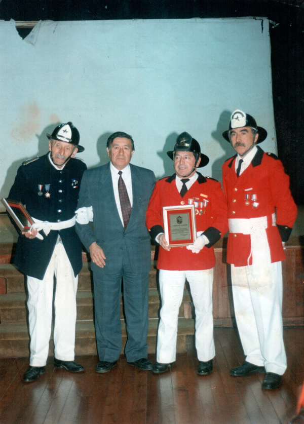 Homenaje a bomberos