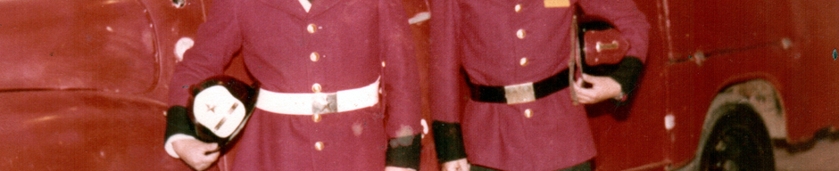 Padre e hijo bomberos