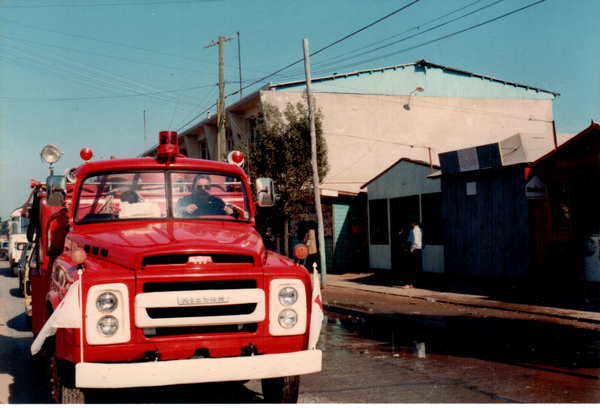 Carro bomba de la primera compañía de bomberos