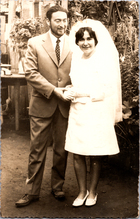 Matrimonio de Carlos Javier Quezada y Humbertina de los Ángeles Fuentes Bernal