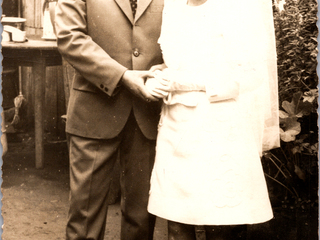 Matrimonio de Carlos Javier Quezada y Humbertina de los Ángeles Fuentes Bernal