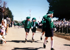 Desfile fiestas patrias del liceo Antonio Varas