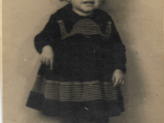 Amelia Saavedra de bebé