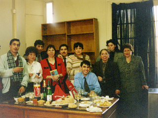 Celebración de cumpleaños en la biblioteca