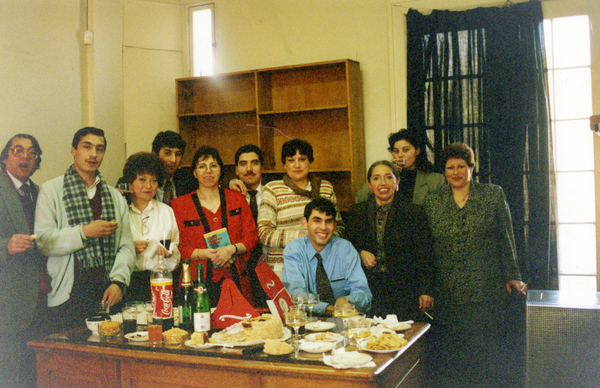 Celebración de cumpleaños en la biblioteca