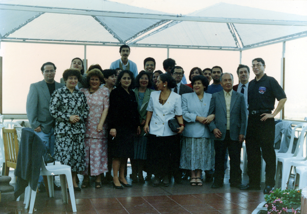 Celebración de funcionarios DIBAM en El Turri