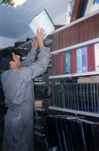 Depósitos de la biblioteca Santiago Severín