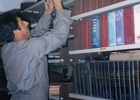 Depósitos de la biblioteca Santiago Severín