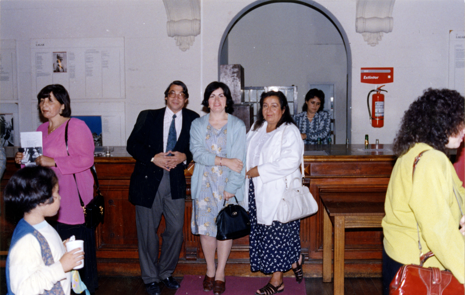 Funcionarios biblioteca Severín Funcionarios biblioteca Severín