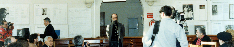 Homenaje a Gitano Rodríguez en la biblioteca