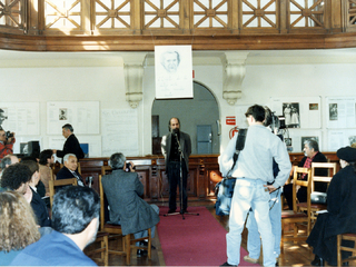 Homenaje a Gitano Rodríguez en la biblioteca