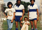 Familia Castro Saavedra en la cancha