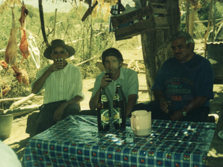 Junta familiar en fiestas patrias