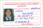 Defensa del club femenino deportivo Llayllay