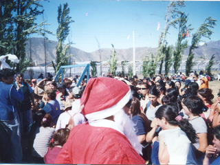 Entrega de regalos de navidad
