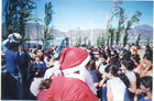 Entrega de regalos de navidad