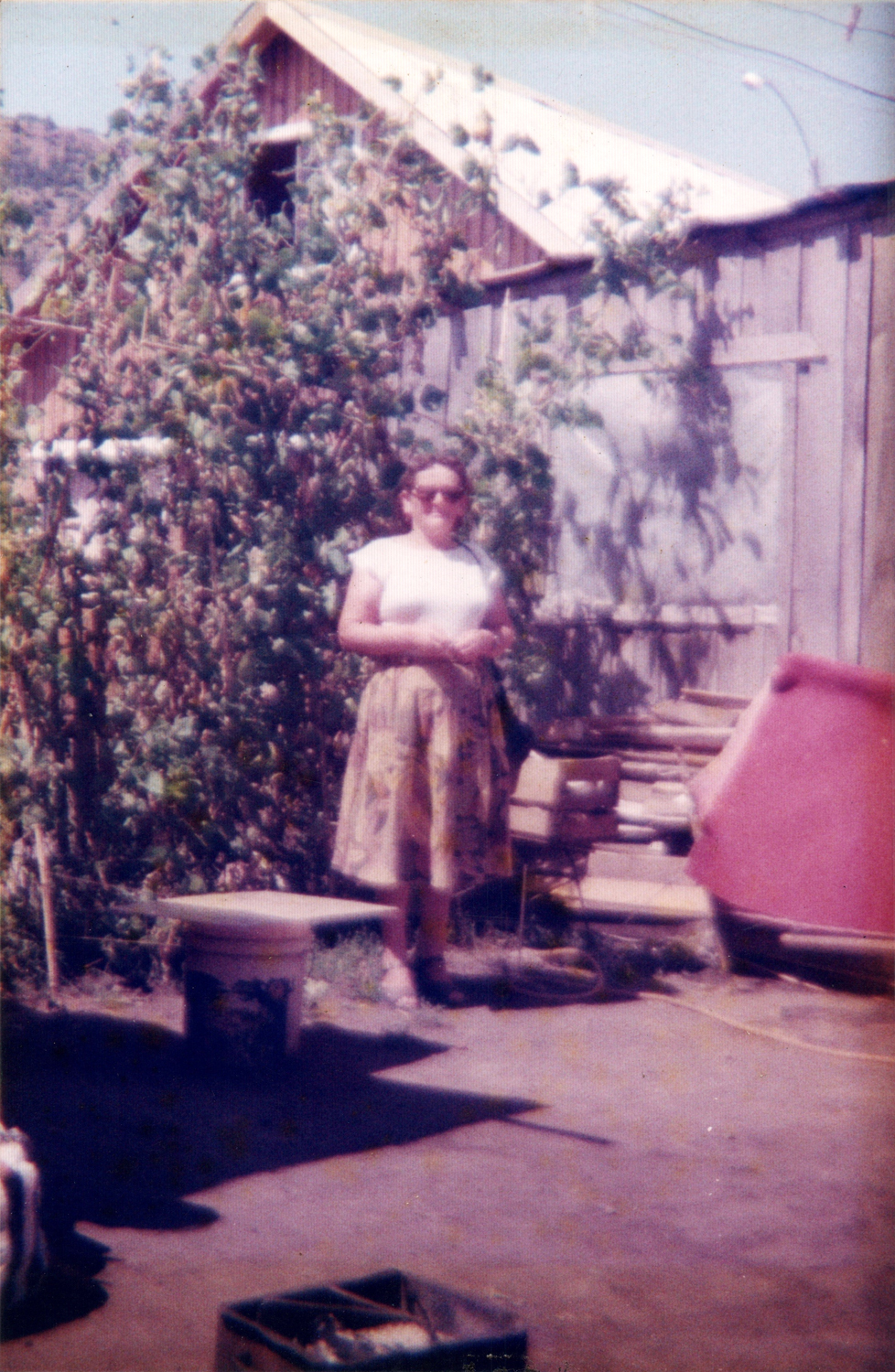 Irma Rocco en su ranchita Irma Rocco en su ranchita