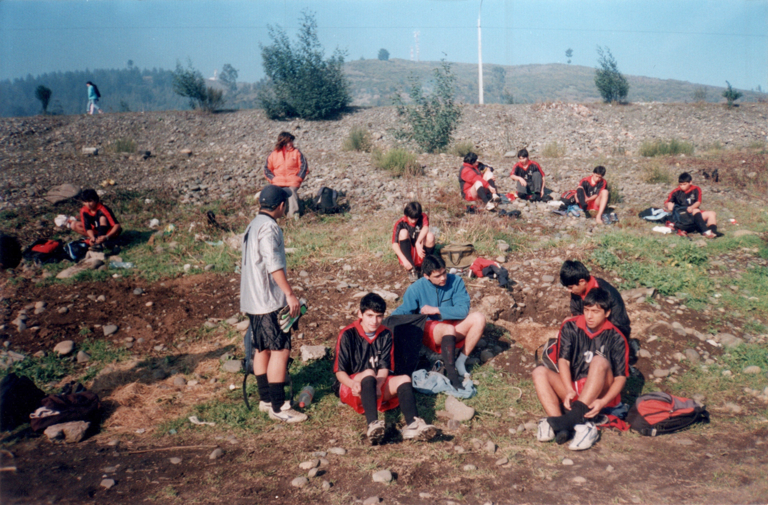 Escuela de futbol Futuro Sport preparándose Escuela de futbol Futuro Sport preparándose