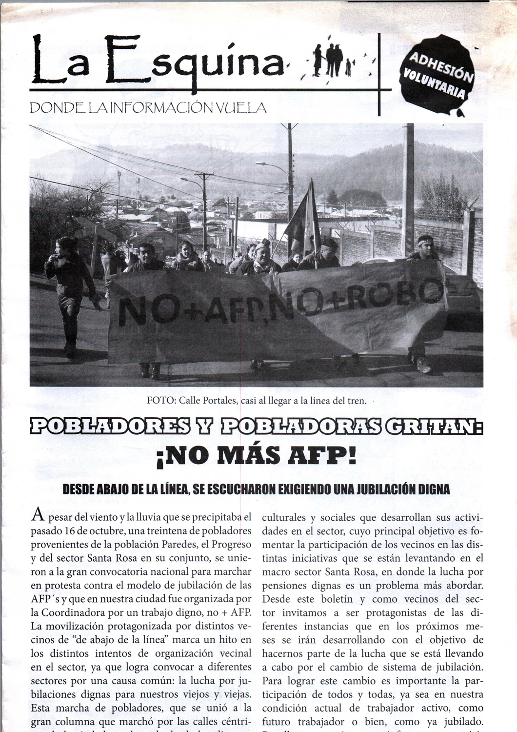 Periódico La Esquina Periódico La Esquina